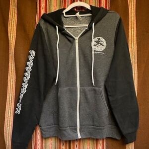 TEN THOUSAND WAVES SANTA FE SPA, KATAKANA SLEEVE SUPER SOFT ZIP HOODY- M-UNISEX